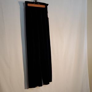 Velvet Palazzo Pants